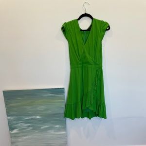 Jcrew Green Wrap style dress